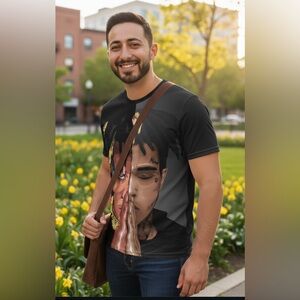 Graphic Black T-Shirt for Men